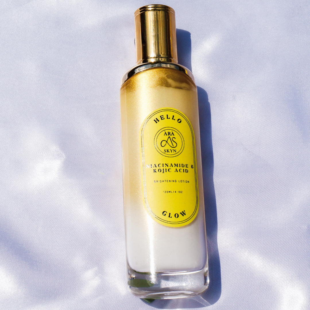 Natural ingredients brightening lotion for soft skin