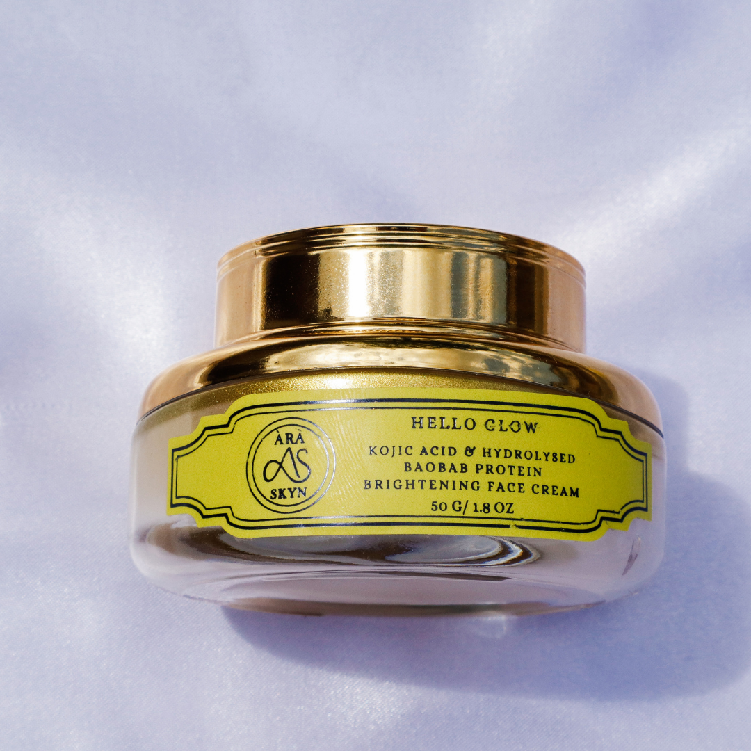 Moisturizing brightening cream with vitamin C
