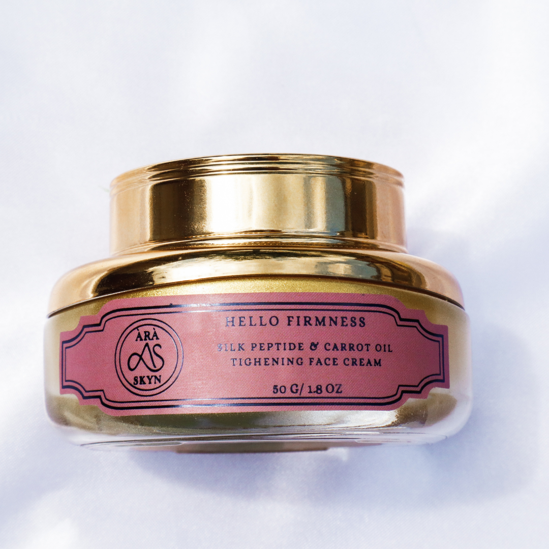 Brightening face cream with tightening properties