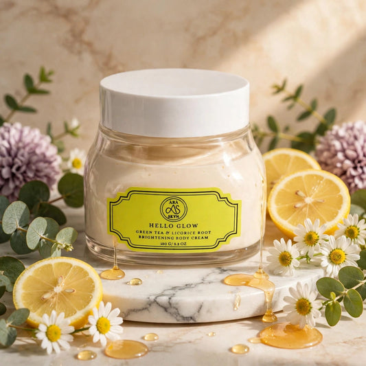 Hello Glow! Brightening Body Cream for Radiant, Even Skin Tone
