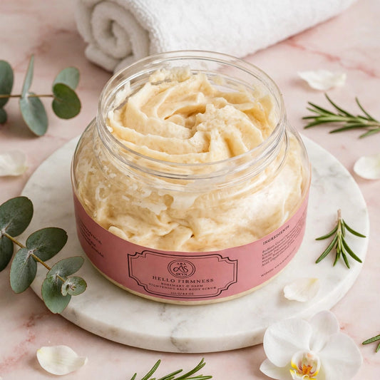 Hello Firmness! Tightening Body Scrub to Smooth & Firm Skin Texture