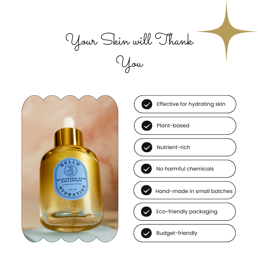 HELLO HYDRATION! Hydrating Face Serum